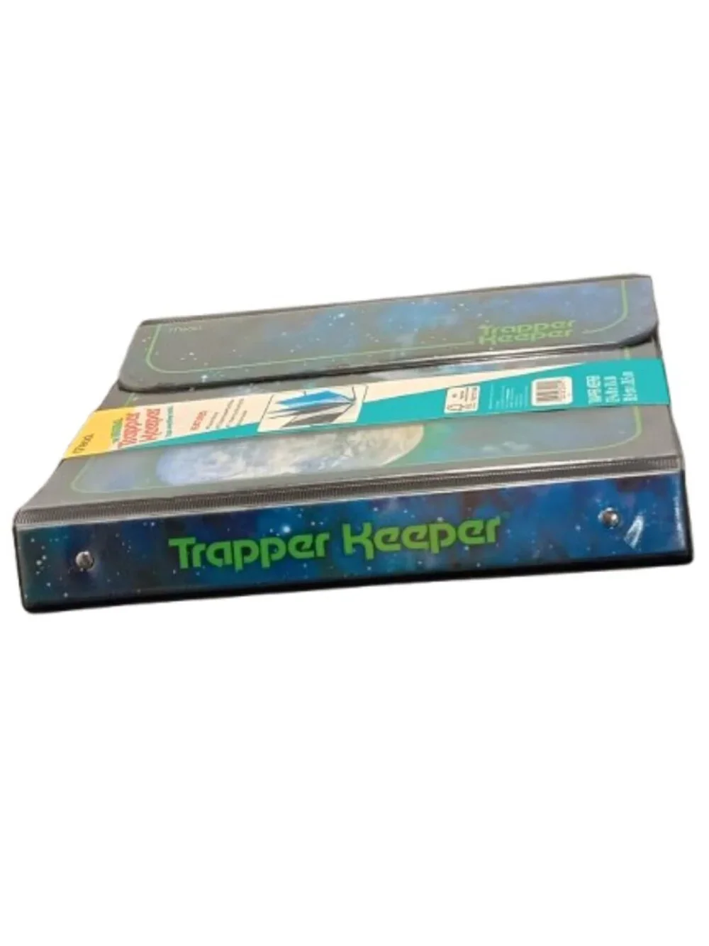 Mead Trapper Keeper Space Planet Galaxy Moon 3 Ring Binder © 2023 12⅜